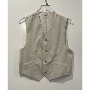 Calvin Klein Beige Vest Youth Size XL 18/20 (1201)